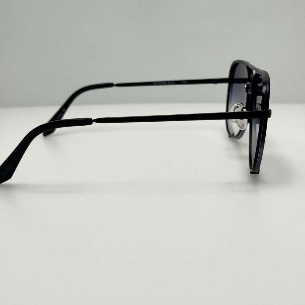 Quay Sunglasses HK Rimless 126 Black B - Picture 2 of 8